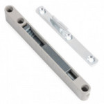 COLGADOR OCULTO REGULABLE SIN TETÓN ATC301. ACERO/NILÓN. ZINCADO. CARGA MÁXIMA 80KG. PARA MUEBLES SUSPENDIDOS. ESPESOR M