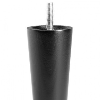 PATA MADERA CONICA H150 M8 NEGRO 2