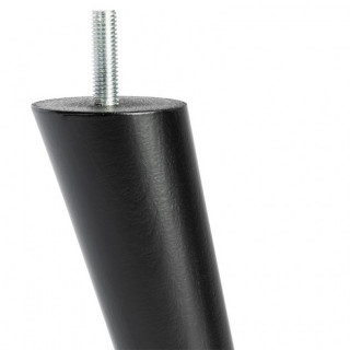 PATA MADERA CONICA INCLIN. H150 M8 NEGRO 2