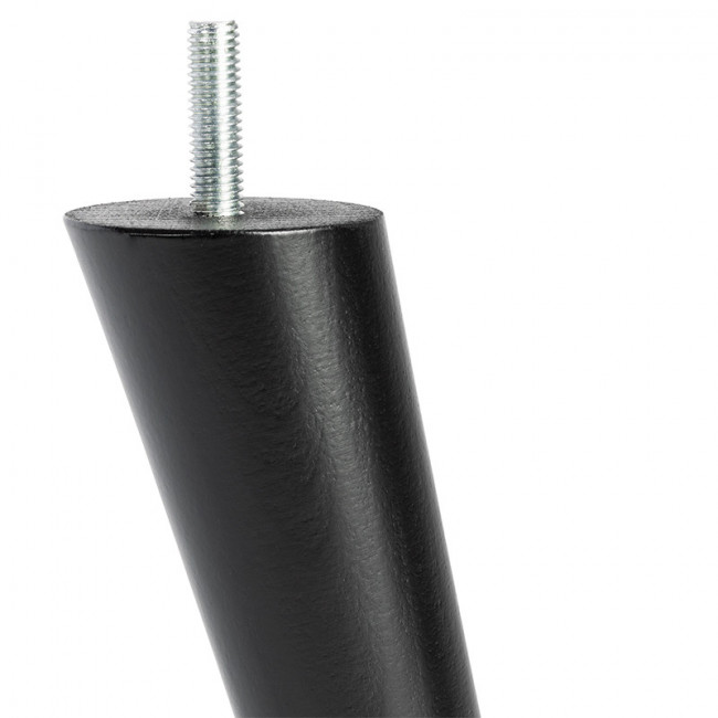 PATA MADERA CONICA INCLIN. H150 M8 NEGRO PATA MADERA CONICA INCLIN. H150 M8 NEGRO