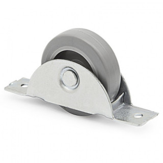 RUEDA OCULTA NIDO ELIANA ARO DE GOMA Ø50 ZINCADO SOPORTE HIERRO ZINCADO. 2