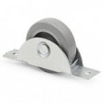 RUEDA OCULTA NIDO ELIANA ARO DE GOMA Ø50 ZINCADO SOPORTE HIERRO ZINCADO. RUEDA OCULTA NIDO ELIANA ARO DE GOMA Ø50 ZINCADO SOPORTE HIERRO ZINCADO.