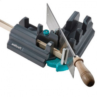 CAJA DE INGLETES. ÁNGULO AJUSTABLE. PLÁSTICO TÉCNICO. ANCHO DE SUJECIÓN 100MM - WOLFCRAFT