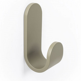 PERCHA TOK 40X100X47 GRIS MUSGO  CON ADHESIVO 3M. RESISTENCIA 5Kgs.
