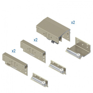 KIT PUERTA EXTERIOR-INTERIOR SP18-28/22-30/30-48 PYRAMID PARA 3 PUERTAS