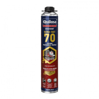 ESPUMA PU ULTRA FAST 70 EN 10MIN. MONOCOMPONENTE. AEROSOL. SECADO RÁPIDO. RENDIMIENTO 70 A 77 LITROS. CAPACIDAD 750ML -