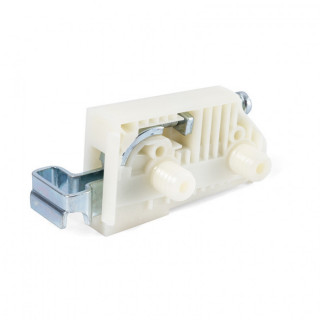 COLGADOR ARMARIO 806. MONTAJE DIRECTO. ABS ACERO. IZQUIERDA. BLANCO ZINCADO. CARGA MÁXIMA 100 KG/PAR