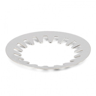 ARANDELA METAL PARA AIREADOR CANAPÉ. ACERO. NÍQUEL. ANTIAFLOJADO. DIÁMETRO INTERNO 4MM - Q&Q