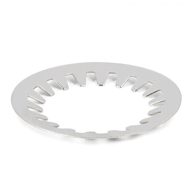ARANDELA METAL PARA AIREADOR CANAPÉ. ACERO. NÍQUEL. ANTIAFLOJADO. DIÁMETRO INTERNO 4MM - Q&Q