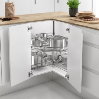 BANDEJA GIRATORIA 270º PARA MUEBLE DE COCINA - MENAGE CONFORT