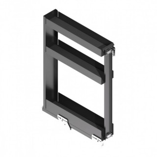BOTELLERO ALTO NOVA FLAT. . ANTRACITA. ESPESOR 16-19MM. BASE ANTIDESLIZANTE. COMPATIBLE MÓDULOS 150-200 - MENAGE CONFORT
