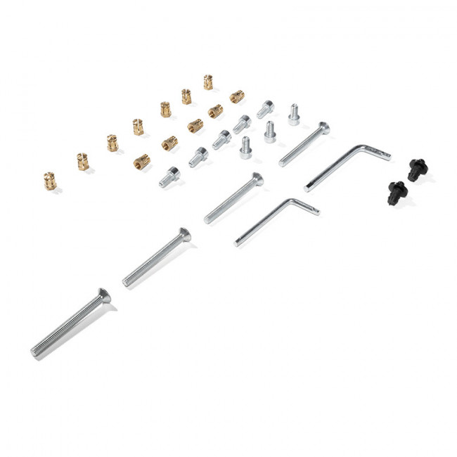 SISTEMA EXTENSIBLE 411/78.1100.25 R. ALUMINIO. EFECTO INOX. PARA MESA PENÍNSULA. CAPACIDAD 60KG - ATIM