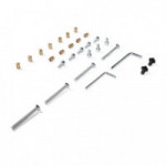 SISTEMA EXTENSIBLE 411/78.1100.25 R. ALUMINIO. EFECTO INOX. PARA MESA PENÍNSULA. CAPACIDAD 60KG - ATIM