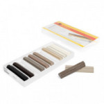 CAJA SURTIDO DE 10 CERAS PARA REPARACIÓN DE MADERA