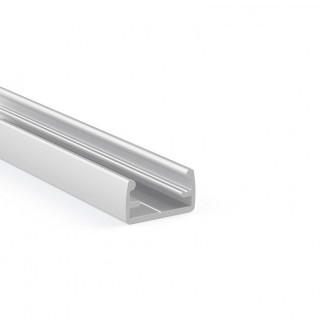 PERFIL LED KOY. NATURAL ANODIZADO/SATINADO. PARA EMBUTIR. SECCIÓN 14X7,5MM. BARRA DE 3M
