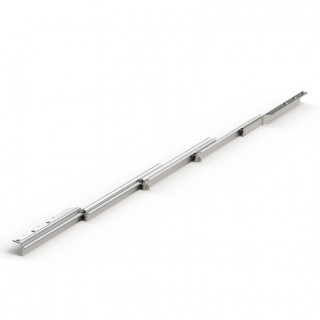 GUÍA BIDIRECCIONAL TELESCÓPICA. ACERO. PARA MESAS EXTENSIBLES. SIN BASTIDOR. CAPACIDAD 90KG 2