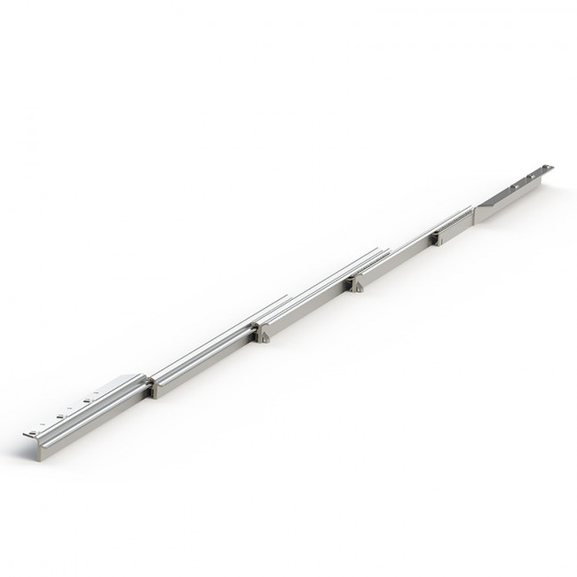 GUÍA BIDIRECCIONAL TELESCÓPICA. ACERO. PARA MESAS EXTENSIBLES. SIN BASTIDOR. CAPACIDAD 90KG