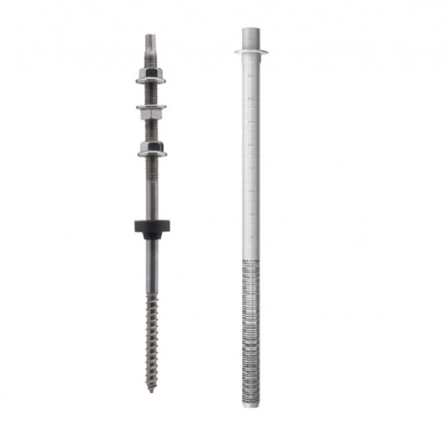KIT MONTAJE SOLAR FISHER HK+STSR TORNILLO STSR 10-250 + TAMIZ FISCHER 18X130/200K