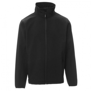 CHAQUETA SOFTSHELL PERTH. NEGRO Y AZUL. DOS CAPAS - PAYPER