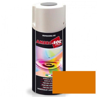SPRAY DE PINTURA ACRÍLICA. RAL 2000. ACABADO BRILLO. AEROSOL. 400 ML - AMBROSOL
