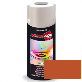 SPRAY ACRÍLICO. BRILLO. RAL 2001. ROJO ANARANJADO. 400 ML - AMBROSOL