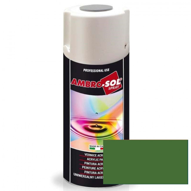 SPRAY ACRÍLICO EN AEROSOL. ACRÍLICA. BRILLO. VERDE HIERBA RAL 6010. 400 ML - AMBROSOL