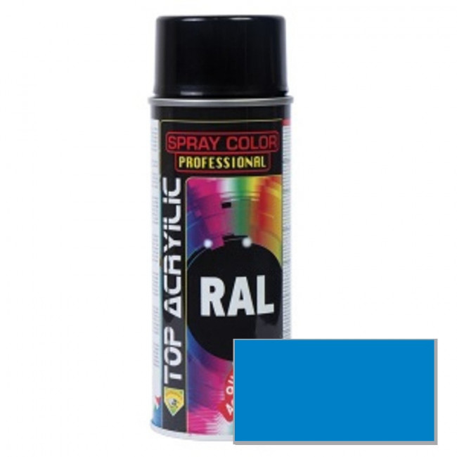 SPRAY ACRÍLICO MATE. RAL 5015 AZUL CELESTE. AEROSOL. 400 ML - TOP ACRYLIC