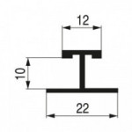 PERFIL JAPONESA "H" SP10 2M. BLANCO
