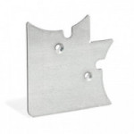 ESCUADRA DE UNIÓN SIRIA. ALUMINIO ANODIZADO. TALADROS PARA TORNILLERÍA - HERRAJES FAB.NACIONAL
