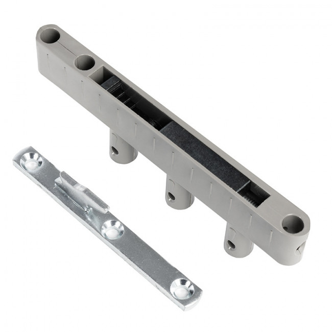 COLGADOR OCULTO CON TETONES ATC302. ZINCADO. ACERO Y NILÓN. ESPESOR MÍNIMO 18MM