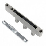 COLGADOR OCULTO CON TETONES ATC302. ZINCADO. ACERO Y NILÓN. ESPESOR MÍNIMO 18MM