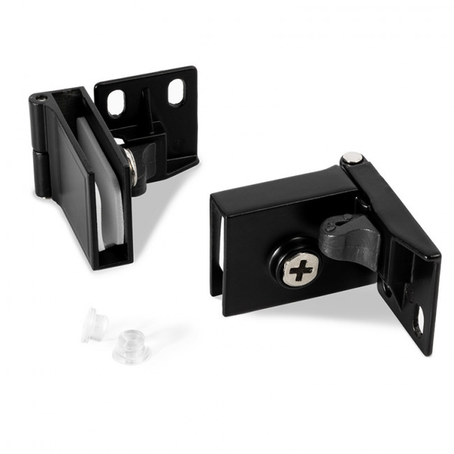 BISAGRA PUERTA DE CRISTAL INTERIOR NEGRO BISAGRA PUERTA DE CRISTAL INTERIOR NEGRO