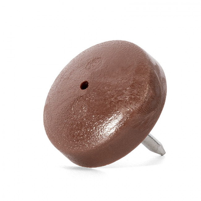 QUITARRUIDO d19 MARRON CON CLAVO (1.000U)