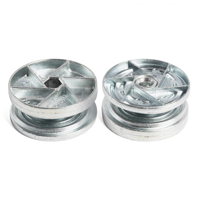 ENGANCHE EXCENTRICO ZMK CLOCK Ø35 2E. ZINCADO