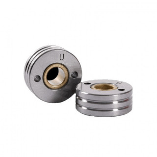 RODILLO DE ARRASTRE TIPO U DE ALUMINIO CON 4 RODILLOS