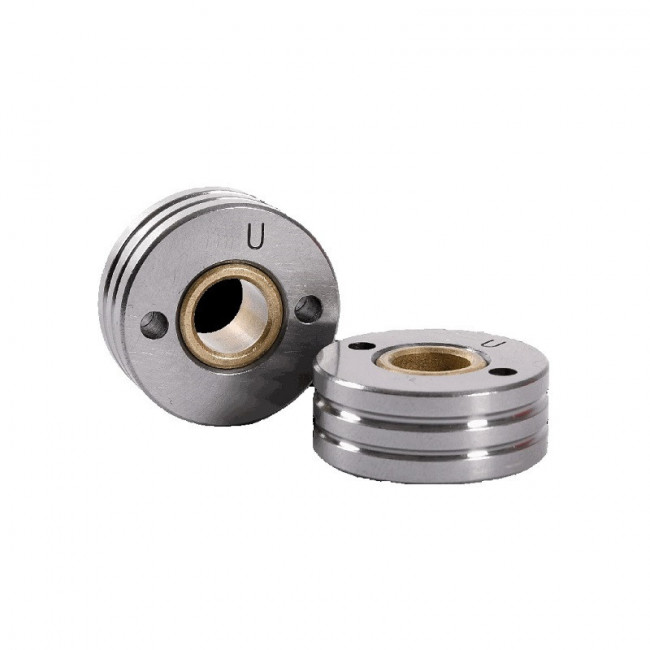 RODILLO DE ARRASTRE TIPO U DE ALUMINIO CON 4 RODILLOS