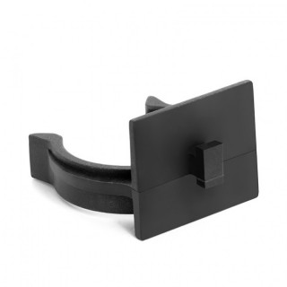 PINZA ZÓCALO. PLÁSTICO. NEGRO. PVC/ALUMINIO. PARA PATA LARRY - HERRAJES FAB.NACIONAL
