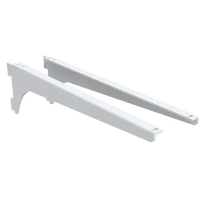 JUEGO SOPORTE SISTEMA BASIC 480 MM BLANCO VELANO