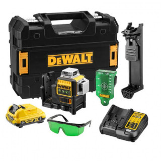 NIVEL LÁSER AUTONIVELANTE DCE089D1G-QW. 3 LÍNEAS. 360°. VERDE. ALCANCE 30M - DEWALT