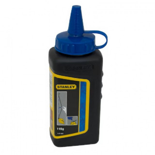 POLVO DE TRAZADO. AZUL. RESISTENCIA AL AGUA. PARA CONSTRUCCIÓN Y CARPINTERÍA. 115 G - STANLEY