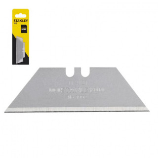 CUCHILLA DE RECAMBIO TRAPEZOIDAL. ACERO. ACABADO METÁLICO. FILO RECTO BISELADO. PACK DE 10 UNIDADES - STANLEY