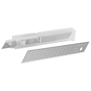 HOJAS PARA CÚTER. ACERO AL CARBONO. ANCHO 9MM. PAQUETE 10 UNIDADES - STANLEY