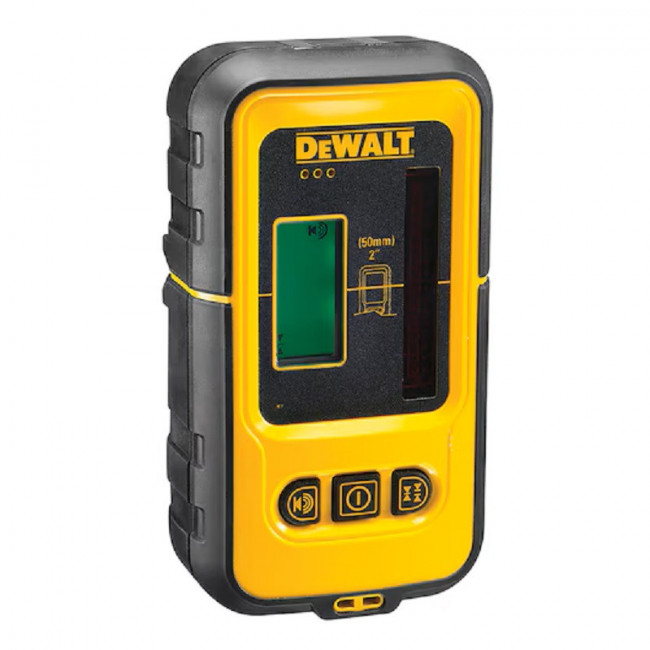DETECTOR DE LÍNEAS PARA NIVELES LÁSER VERDES DE0892G-XJ. LÍNEA VERDE. IP54. PLÁSTICO TÉCNICO. PANTALLA LCD. ALCANCE 50 M