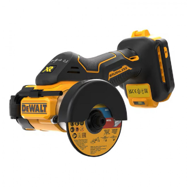MINI AMOLADORA DCS438N-XJ. XR 18 V. BRUSHLESS. DIÁMETRO 76MM. SIN BATERÍA. PROFUNDIDAD 22MM - DEWALT