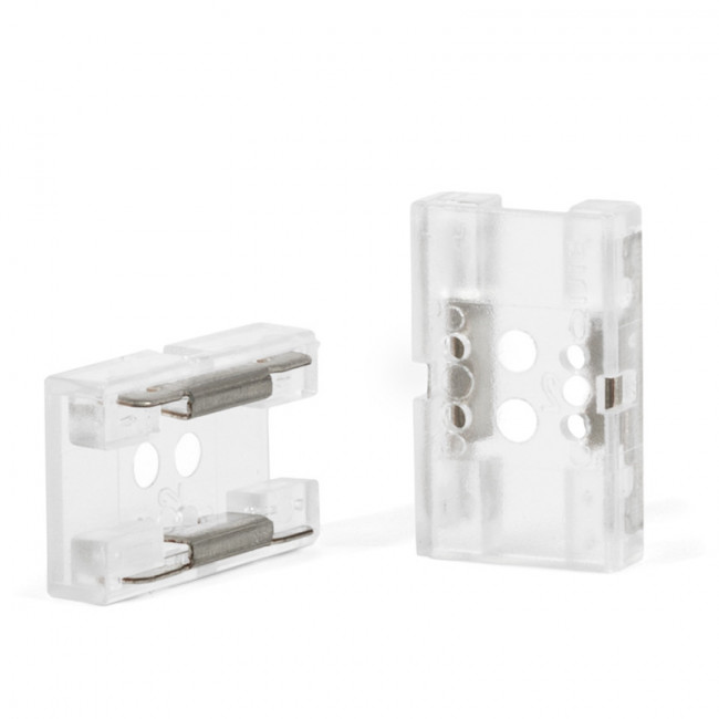 CONECTOR RÁPIDO LED/COB. PLÁSTICO. INSERCIONES METÁLICAS. BLANCO. USO LED/COB. ANCHO 8 MM