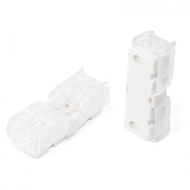CONECTOR RÁPIDO. PLÁSTICO. BLANCO. EMPALME LINEAL