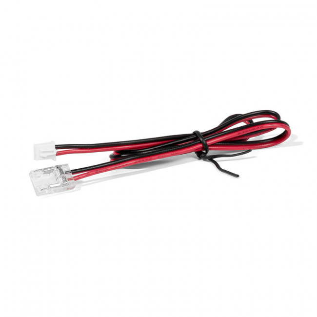 CONECTOR 8 MM LED-COB MINI JST. PLÁSTICO. CABLE 1 M. ANCHO 8 MM