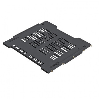 BASE FRIGO FRIGGE. CHAPA DE ACERO PINTADA. MÓDULO 600. NEGRO. VENTILACIÓN. ANCHO 567MM