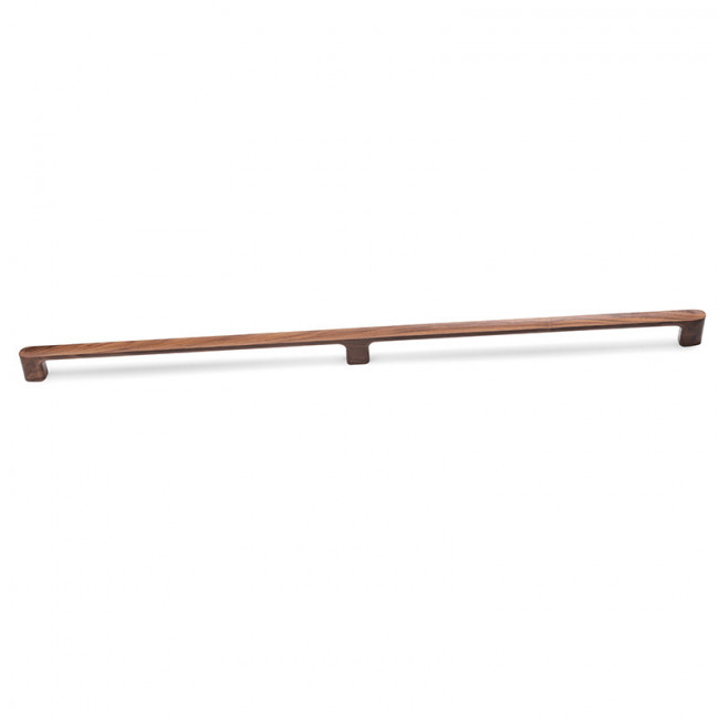 TIRADOR DE MUEBLE LUV WOOD. NOGAL. TORNILLO MÉTRICO PASANTE. LONGITUD 1026,5MM - VIEFE