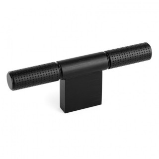 POMO DE ALUMINIO TIPO T POINT. NEGRO CEPILLADO. LONGITUD 110MM - VIEFE